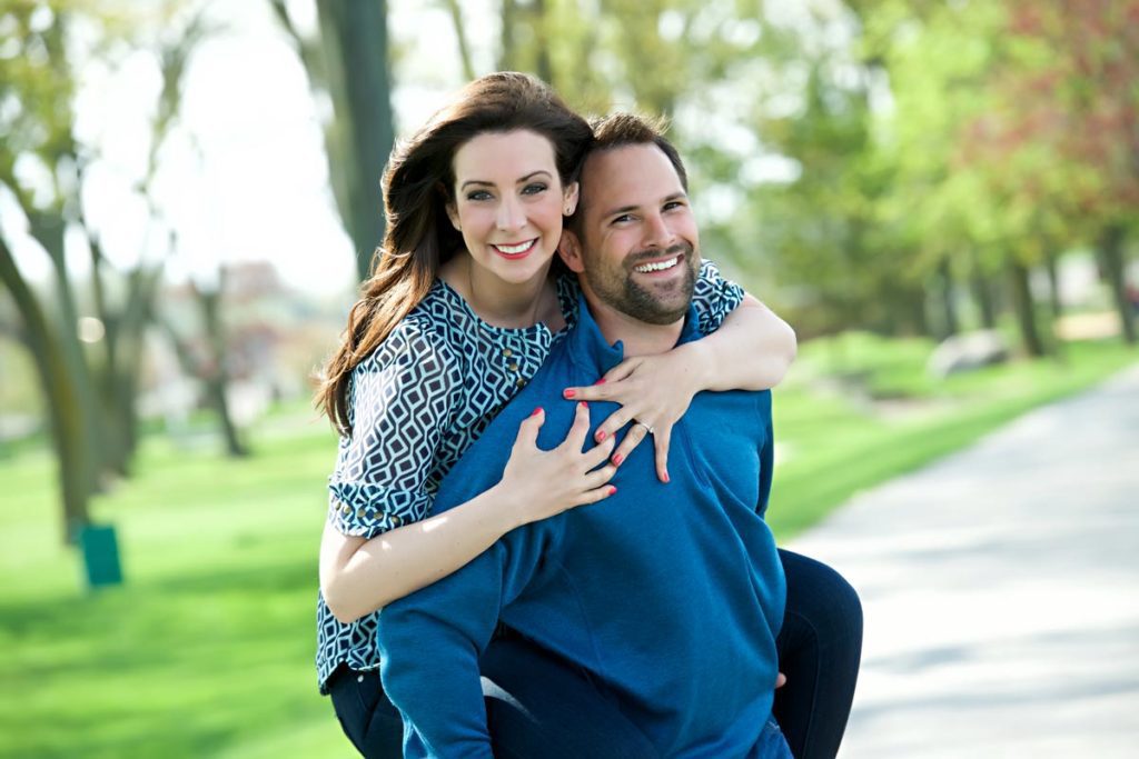 Engagement Photos in Park 1024x683