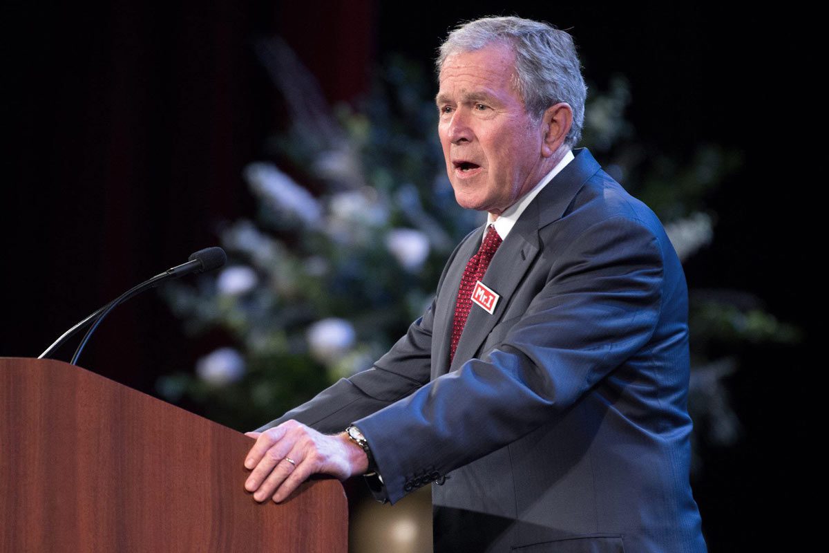 President George W Bush